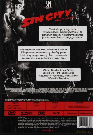 Sin City Miasto Grzechu [DVD]