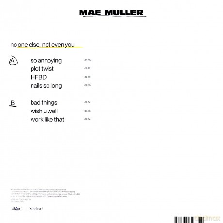Mae Muller: No One Else. Not Even You (Ep) [Winyl]