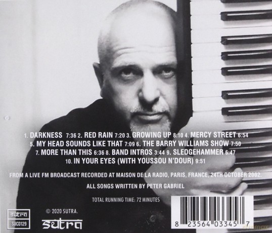 Peter Gabriel: Paris In The Rain [CD]