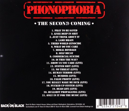 Extreme Noise Terror: Phonophobia [CD]