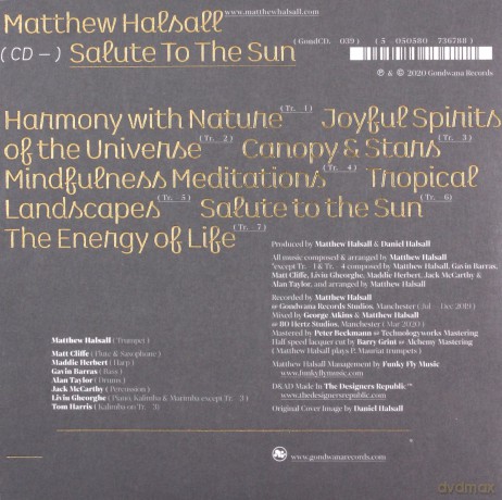 Matthew Halsall: Salute To The Sun  [CD]