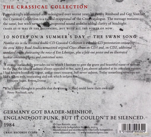 Crass: Ten Notes On A Summers Day (Crassical Collection) [2CD]