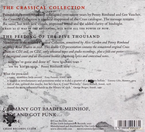 Crass: The Feeding Of The 5000 (Crassical Collection) [2CD]