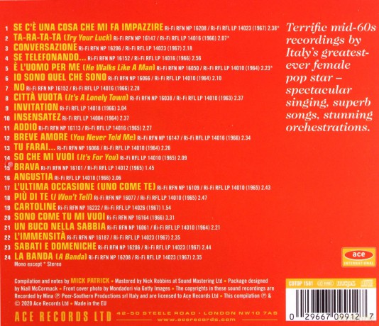 Mina: The Queen Of Italian Pop - Classic Ri-Fi Recordings 1963-1967 [CD]