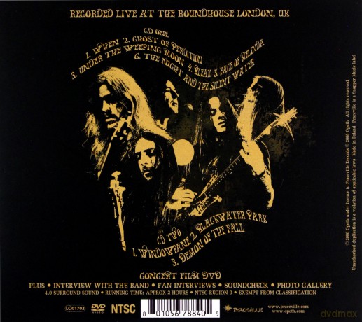 Opeth: The Roundhouse Tapes (digipack) [2CD]+[DVD]