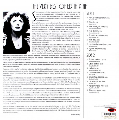 Edith Piaf: The Very Best Of (Clear) [Winyl]