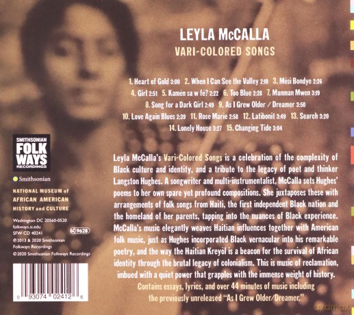 Leyla Mccalla: Vari-Colored Songs: A Tribute To Langston Hughes [CD]