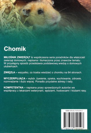 Chomik Miłośnik Zwierząt [KSIĄŻKA]