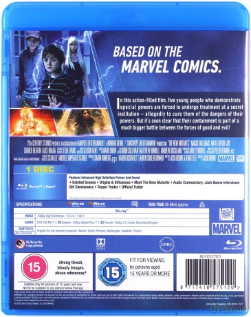 The New Mutants (Nowi mutanci) [Blu-Ray]