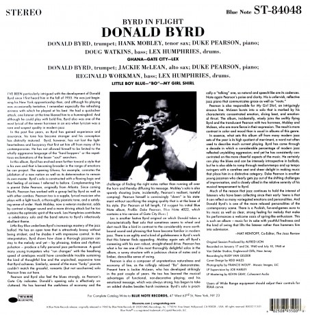 Donald Byrd: Byrd In Flight (Tone Poet) [Winyl]