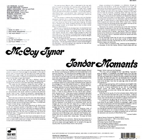McCoy Tyner: Tender Moments (Tone Poet) [Winyl]