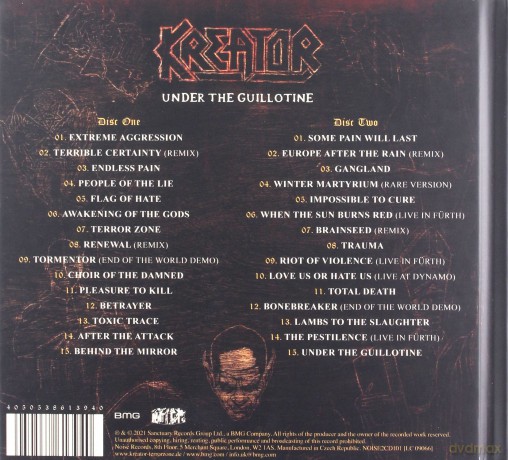 Kreator: Under The Guillotine [2CD]