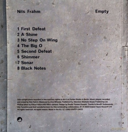 Nils Frahm: Empty [CD]