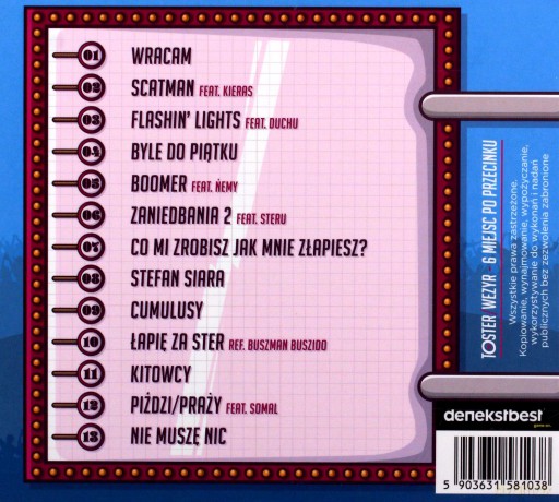 Żyt Toster/Wezyr: 6 miejsc po przecinku [CD]