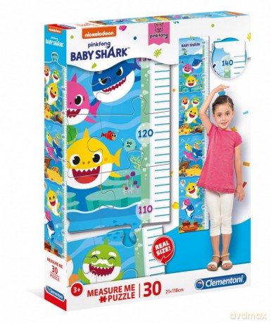 CLEMENTONI 30 el. Measure Me Baby Shark [PUZZLE]