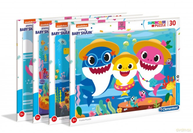 CLEMENTONI Puzzle ramkowe 30 el. Baby Skark [PUZZLE]