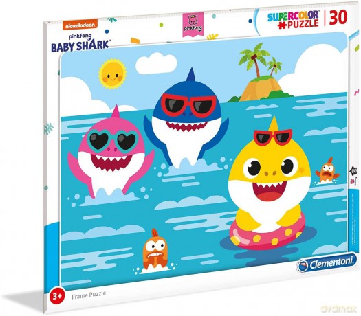 CLEMENTONI Puzzle ramkowe 30 el. Baby Skark [PUZZLE]