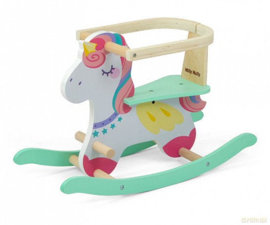 Koń na biegunach Lucky 12 Unicorn