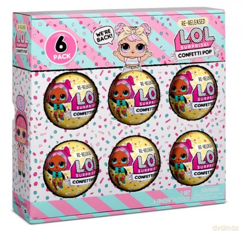 L.O.L. Surprise 6-pak confetti, Dawn [FIGURKA]