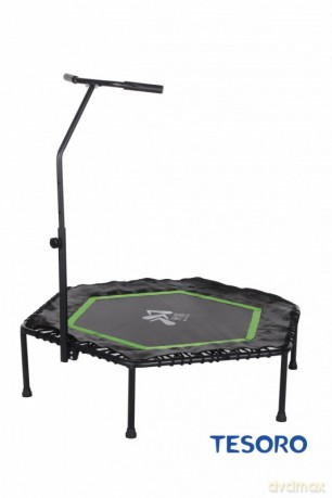 Trampolina Fitness Hexagon 50 Inch zielony
