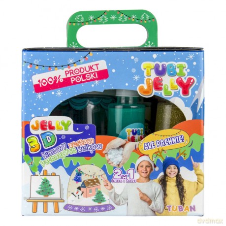 Tubi Jelly Zestaw Zima 6 kolorów z akwarium