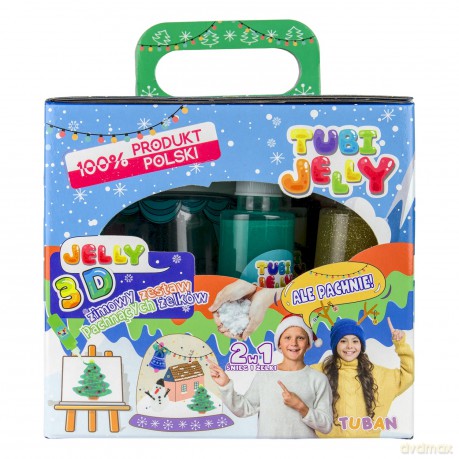 Tubi Jelly Zestaw Zima 6 kolorów z akwarium