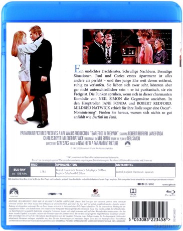 Barefoot in the Park (Boso w parku) [Blu-Ray]