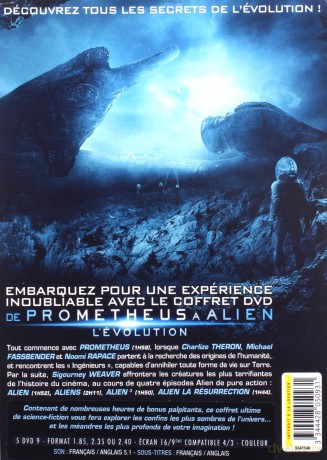 Alien 1-4 / Prometheus (Obcy 1-4 / Prometeusz) [BOX] [5DVD]