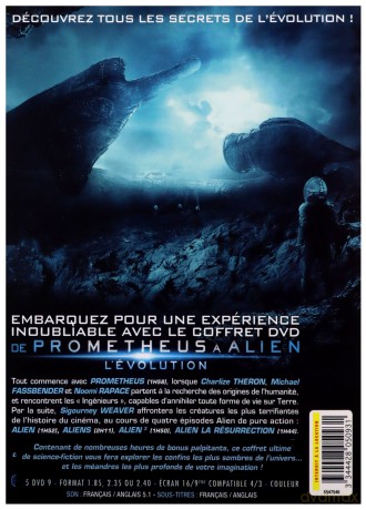 Alien 1-4 / Prometheus (Obcy 1-4 / Prometeusz) [BOX] [5DVD]