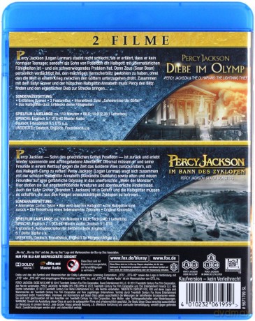Percy Jackson 1-2 [2xBlu-Ray]