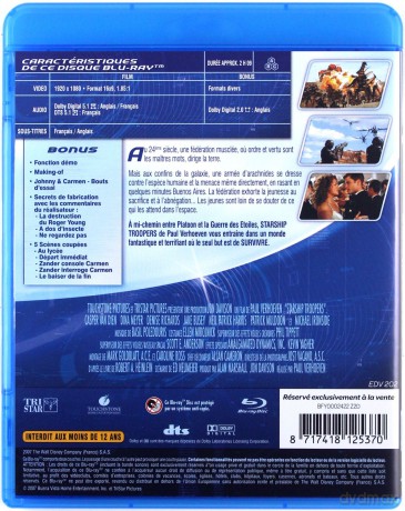 Starship Troopers (Żołnierze kosmosu) [Blu-Ray]