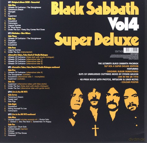 Black Sabbath: Vol. 4 (Super Deluxe) [BOX] [5xWinyl]