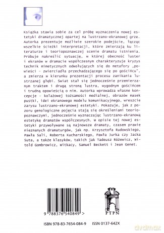 Ekrany i lustra w polskim dramacie współczesnym - Monika Błaszczak [KSIĄŻKA]