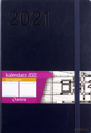 Kalendarz 2021 Formalizm A5 DNS granatowy [KALENDARZ]