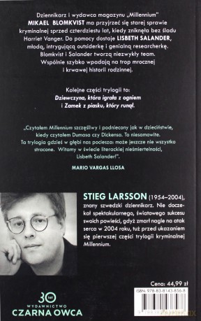 Mężczyźni, którzy nienawidzą kobiet - Stieg Larsson [KSIĄŻKA]