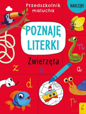 Przedszkolnik malucha Poznaję literki Zwierzęta [KSIĄŻKA]