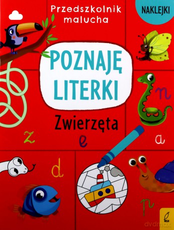 Przedszkolnik malucha Poznaję literki Zwierzęta [KSIĄŻKA]
