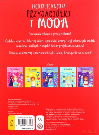 Przyjaciółki i moda Projektuję wnętrza [KSIĄŻKA]