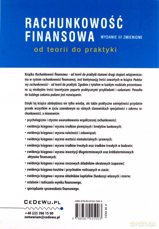Rachunkowość finansowa od teorii do praktyki [KSIĄŻKA]