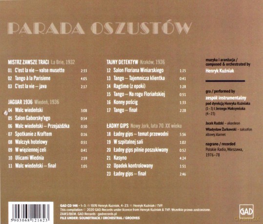 Henryk Kuźniak: Parada oszustów [CD]