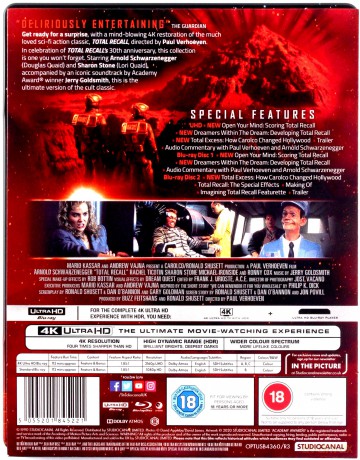 Total Recall (Pamięć absolutna) (steelbook) [Blu-Ray]