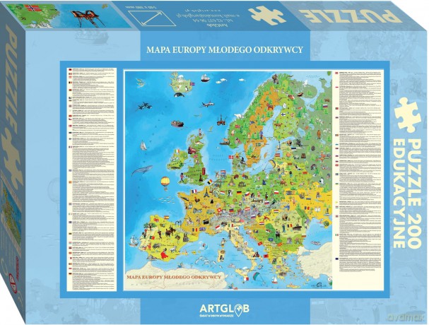 ARTGLOB 200 el. Europa Młodego Odkrywcy [PUZZLE]