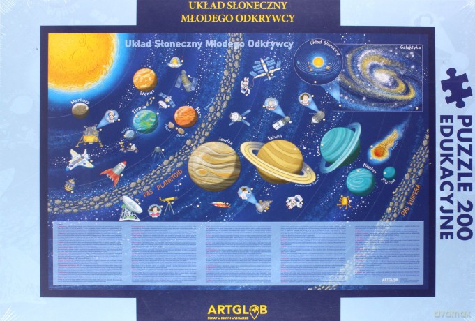 ARTGLOB 200 el. Układ Słoneczny [PUZZLE]