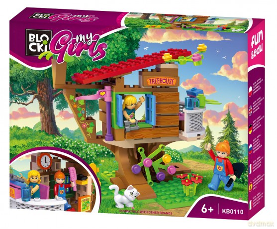 Blocki MyGirls 155 el. Domek na drzewie KB0110 [KLOCKI]
