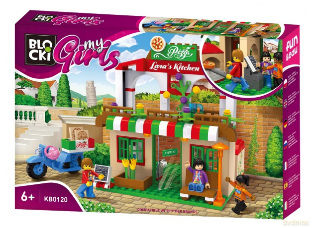 Blocki MyGirls 264 el. Pizzeria Lary KB0120 [KLOCKI]