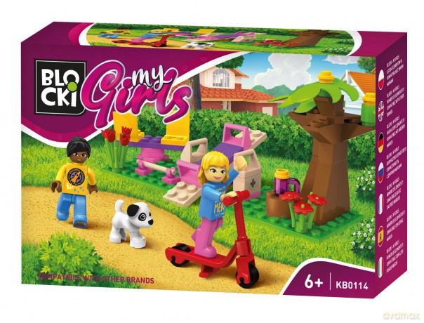 Blocki MyGirls 81 el. Spacer po parku KB0114 [KLOCKI]