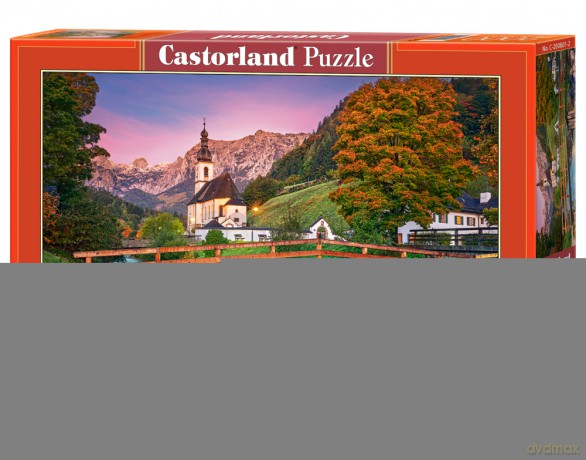 CASTORLAND 2000 el. Zachód słońca w Ramsau C-200801-2 [PUZZLE]