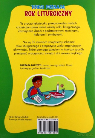 Dzieci poznają rok liturgiczny. Nasza wspólnota - Barbara Baffetti [KSIĄŻKA]