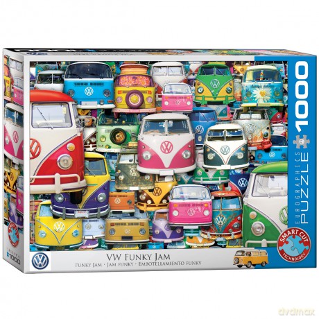 EUROGRAPHICS 1000 el. Autobusy 6000-5423 [PUZZLE]
