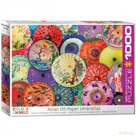 EUROGRAPHICS 1000 el. Azjatyckie parasole 6000-5317 [PUZZLE]